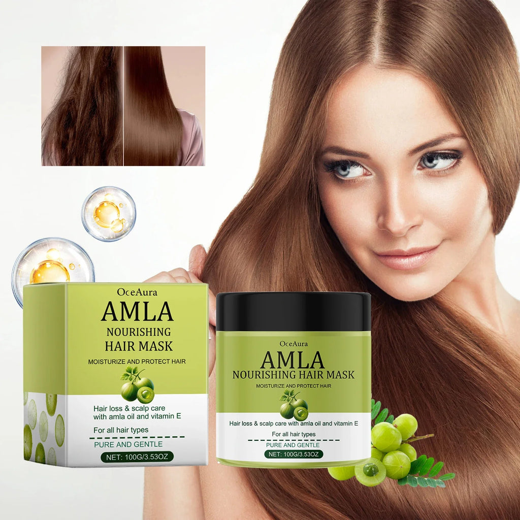 OceAura Amla Oil Hair Mask – Deep Moisture & Frizz Repair