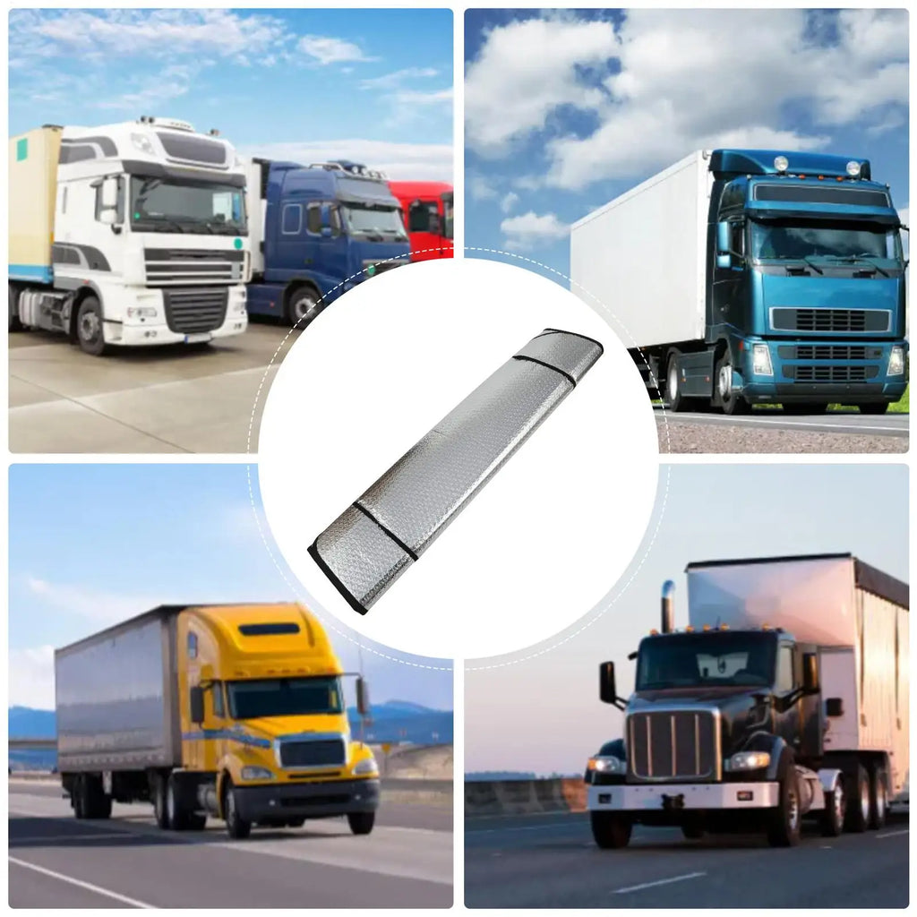 Truck Windshield Sun Shade Foldable UV Block Cover 220x80cm
