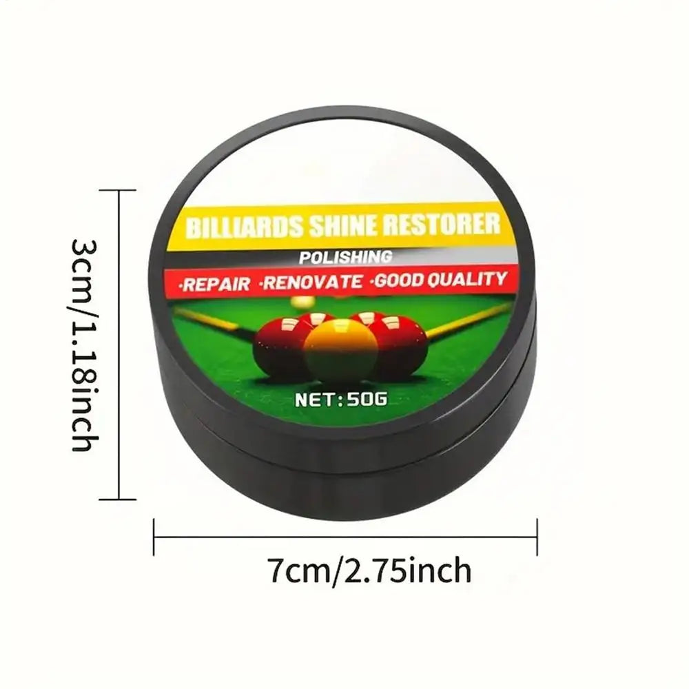 50g Billiard Ball Cleaner Wax | Polish & Restore Pool Balls