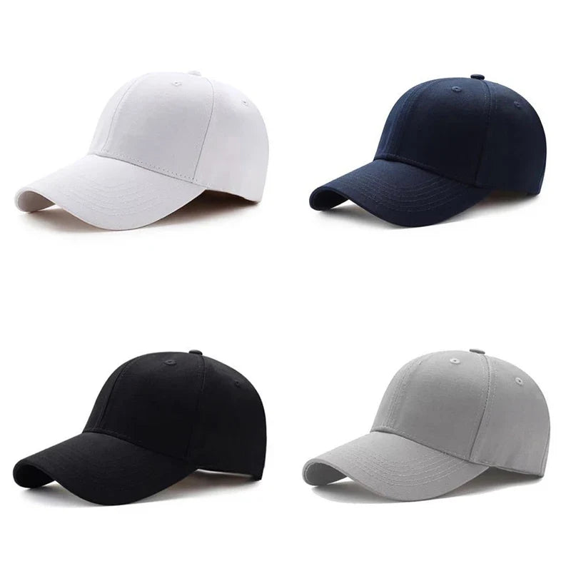 Simple Solid Unisex Hat Plain Curved Sun Visor Outdoor Dustproof