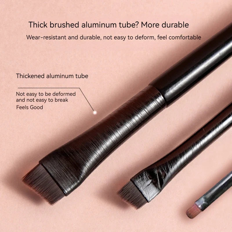 3-Piece Soft Eyeliner, Eyebrow & Contour Makeup Brush Set
