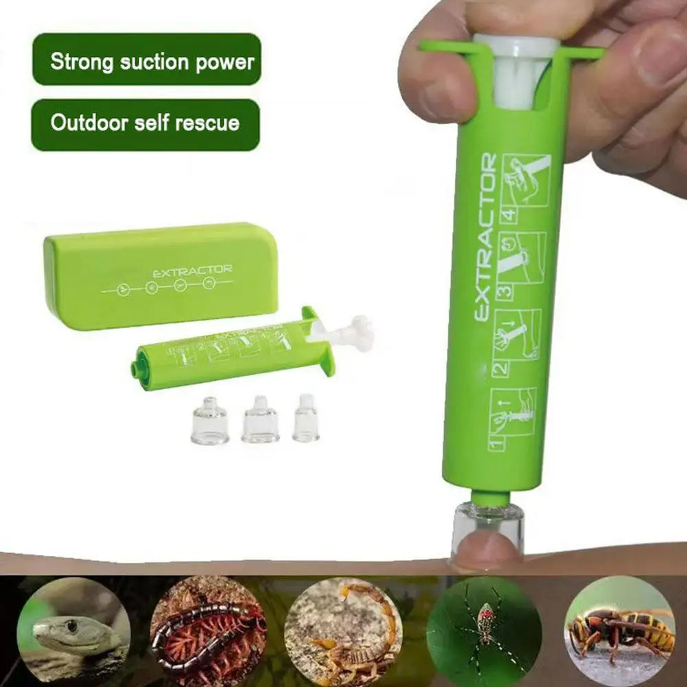 Bug Bite Suction Tool – Venom Extractor for Hiking & Camping
