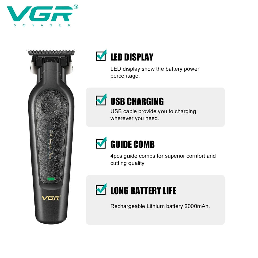 VGR V-197 & V-995 Men's Electric Hair Clipper 2-Piece Set