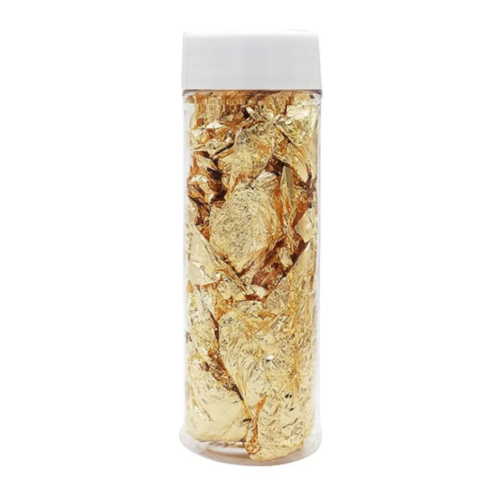 Imitation Gold Silver Copper Foil Flakes – Nail Art & Gilding