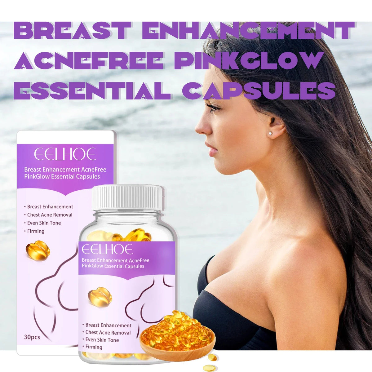 Breast Firming Tightening Massage Oil Serum – 30 Pcs/Box