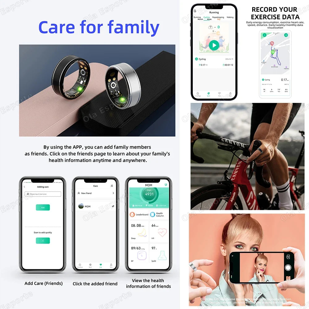 Smart Ring | Heart Rate, SpO2 & Sleep Tracker – 5ATM