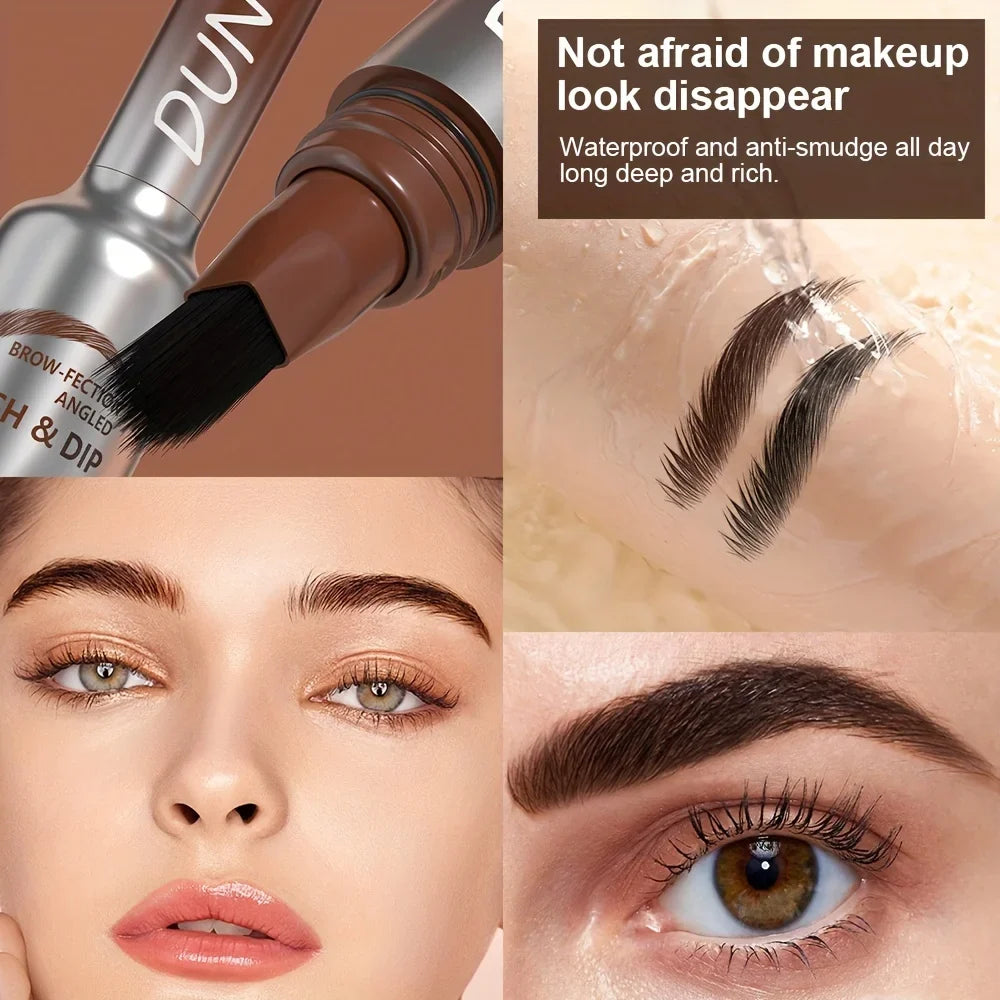 DUNUF 3D Waterproof Eyebrow Pencil – Anti-Smudge Cream