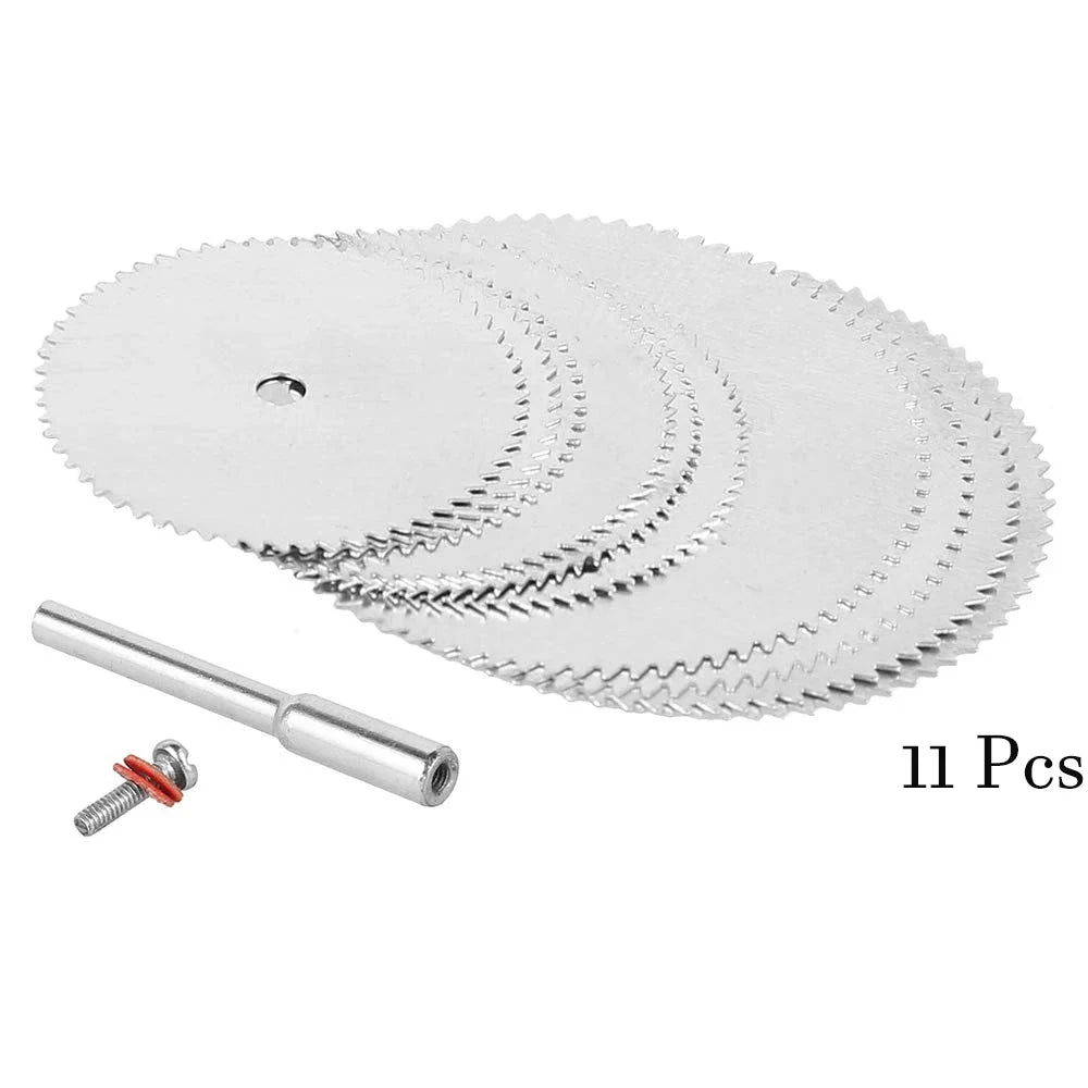 11-Pc Mini Circular Saw Blade Set 22mm 25mm 32mm | Wood & Metal