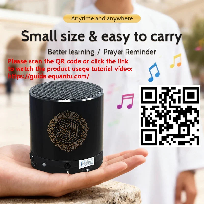 AyeBeau Quran Bluetooth Speaker – FM Radio, Azan & 15 Languages