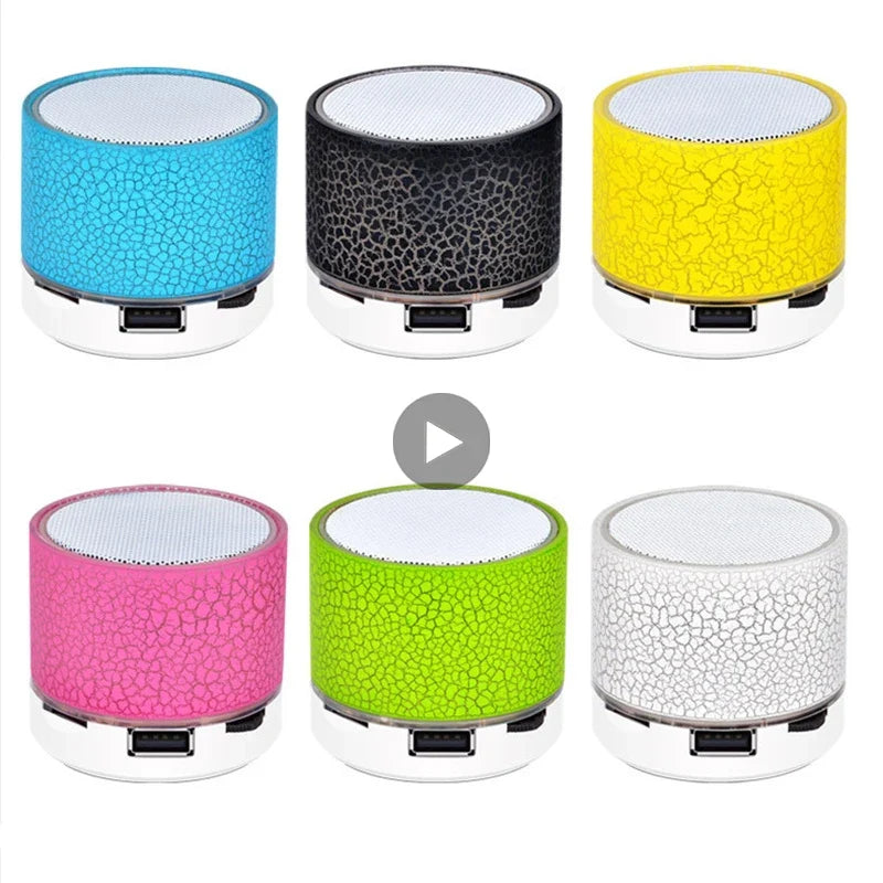 AyeBeau A9 Mini Portable Bluetooth Speaker | LED, MP3 & AUX