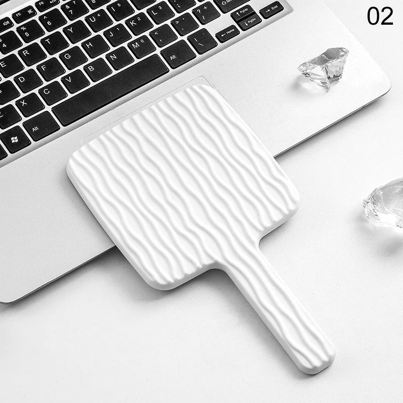 Mini Square Handheld Makeup Mirror | Portable Travel Cosmetic Mirror