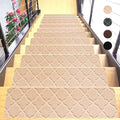 Self-adhesive Staircase Mat Non-slip Soft Stripe Stair Tread Carpet