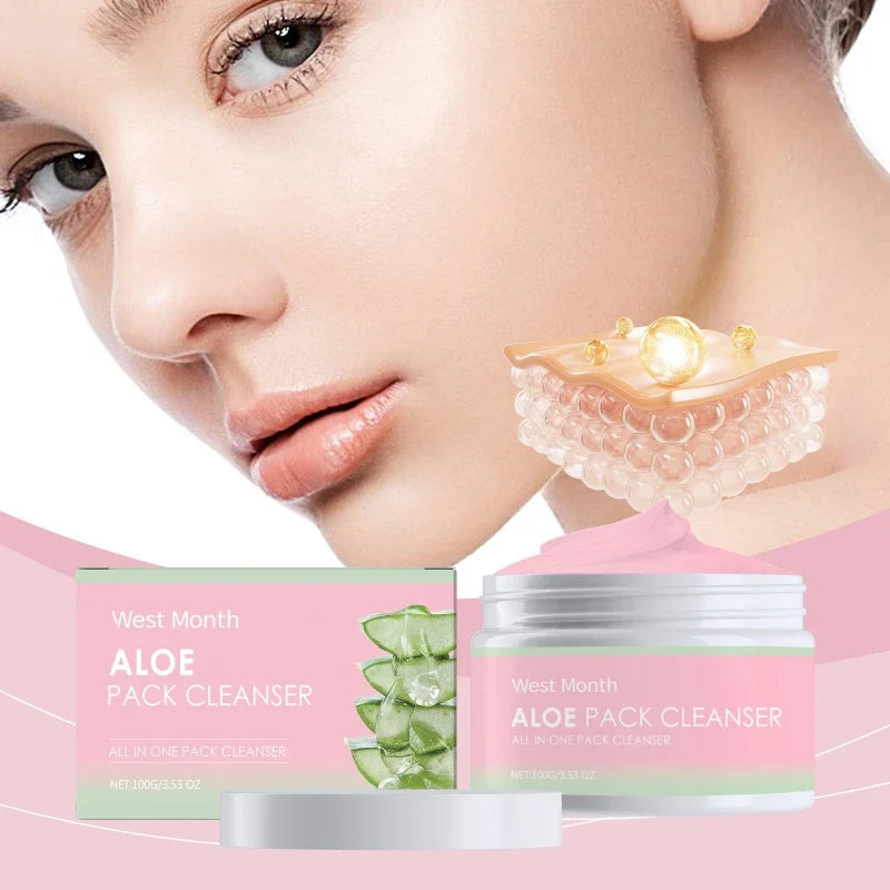 Aloe Vera Soothing Cleansing Cream – Gentle Face Wash 100g