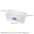 Set of 5 Clear Plastic Storage Boxes | Small Item Organizers