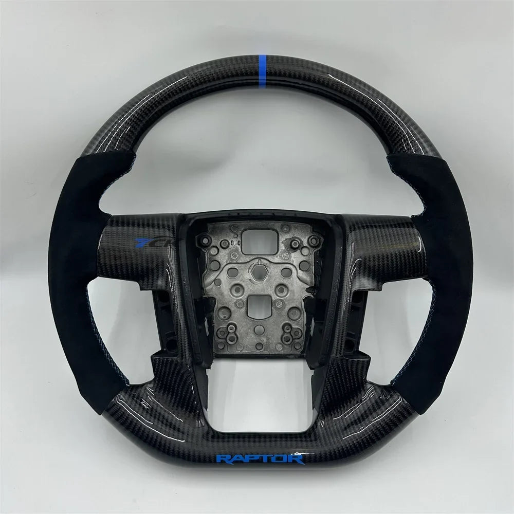2010 Ford F150 Carbon Fiber Alcantara Custom Steering Wheel