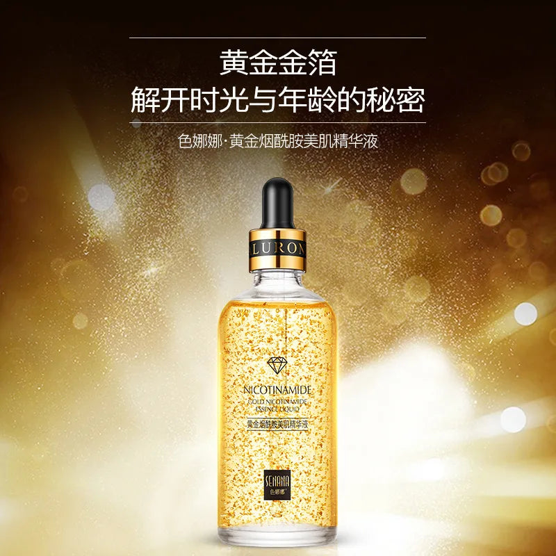 24K Gold Hyaluronic Acid Face Serum – Hydrating 100ml Essence