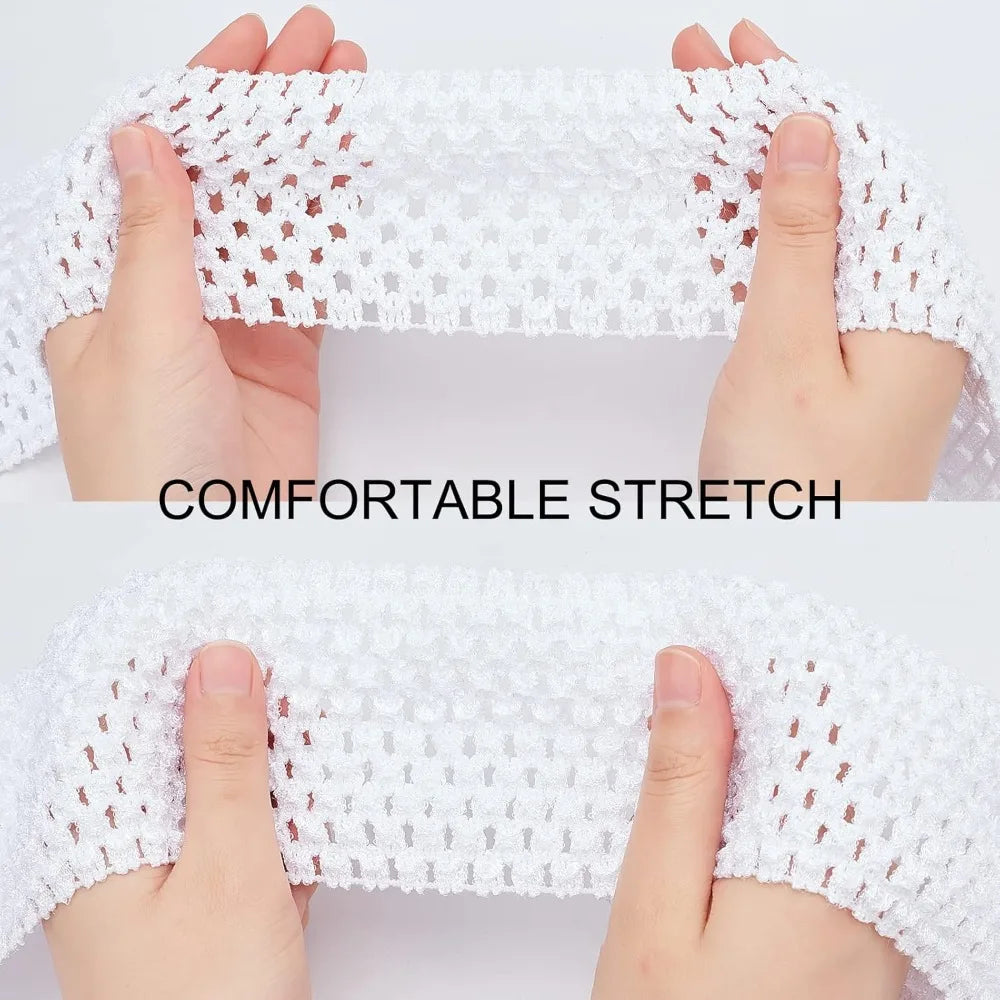 5M Elastic Crochet Headband Ribbon – Soft Polyester Hair Craft