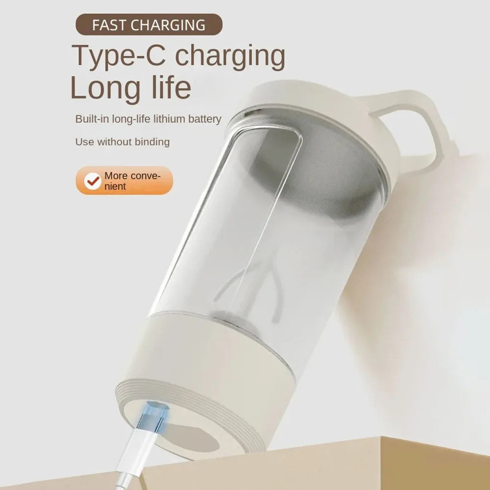 Portable Electric Protein Shaker Blender Cup | Gym & Travel
