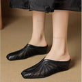 Women's Mesh Wedge Mule Slippers – Breathable Summer Shoes