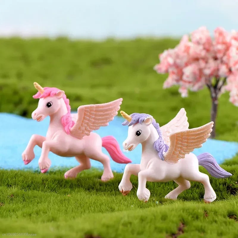 Unicorn Figurine Fairy Garden Miniature Statue | Home Décor