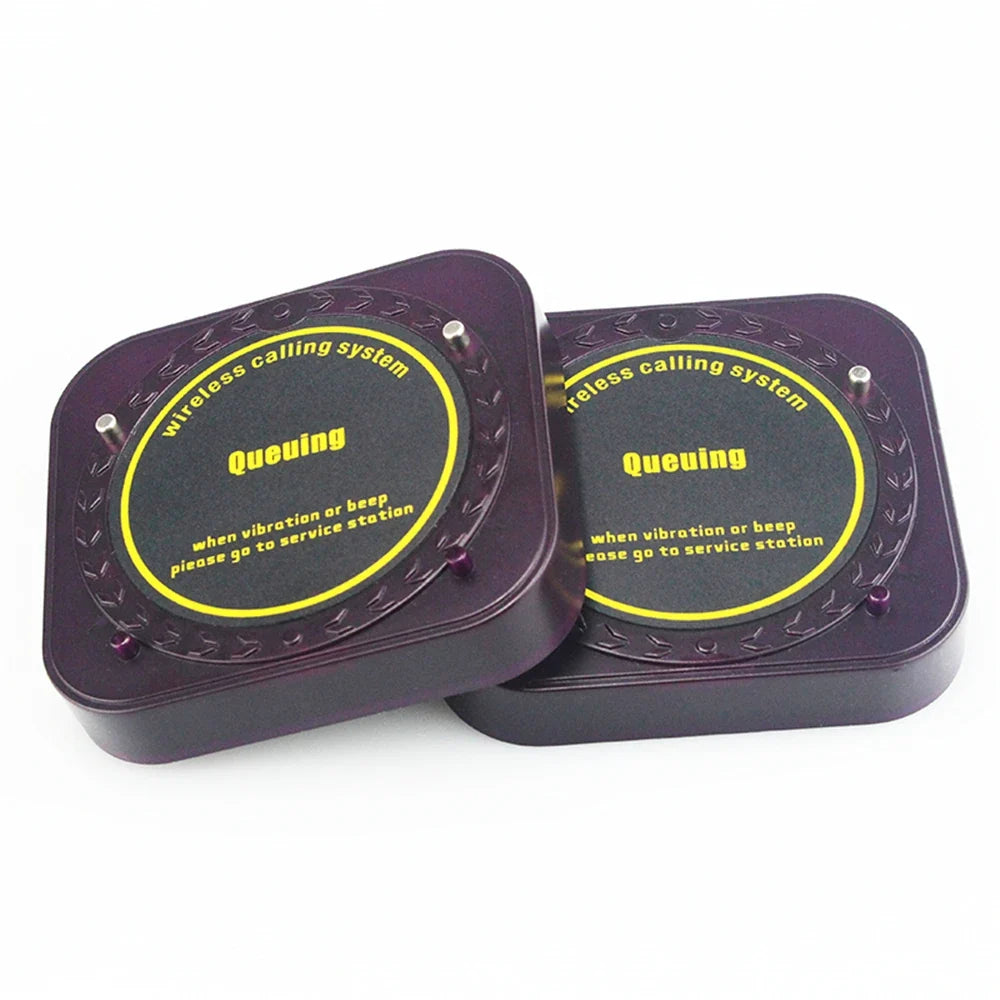 Wireless Restaurant Pager System | 999 Channels, 10–20 Pagers