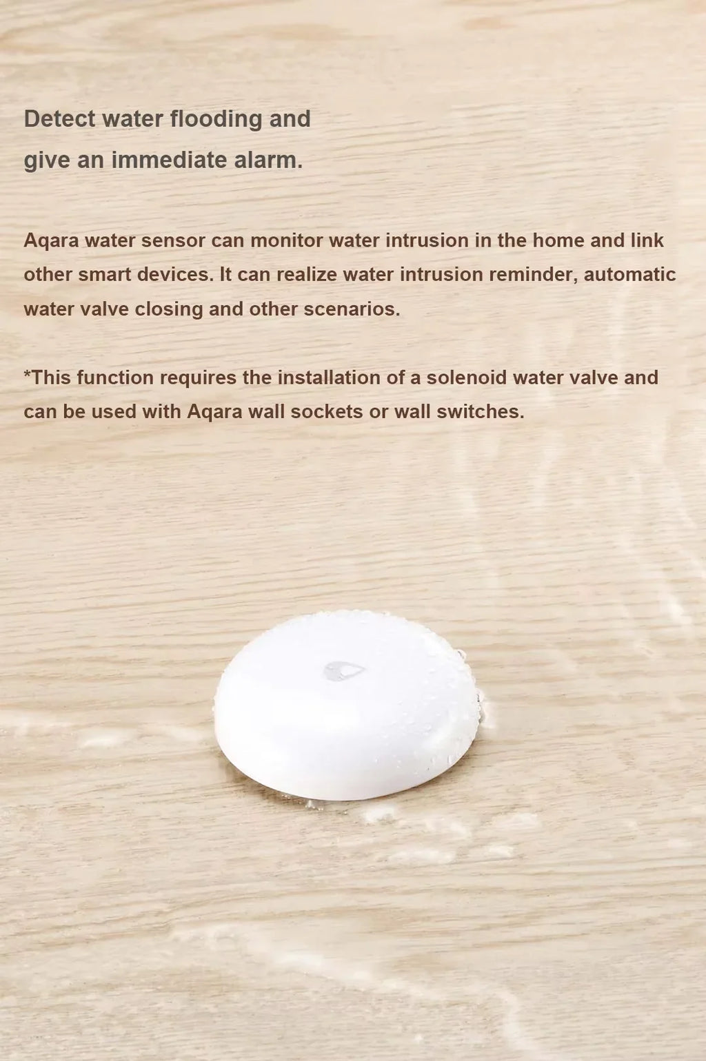 Aqara Water Immersing Sensor E1 Zigbee 3 0 Leak Detector Soaking