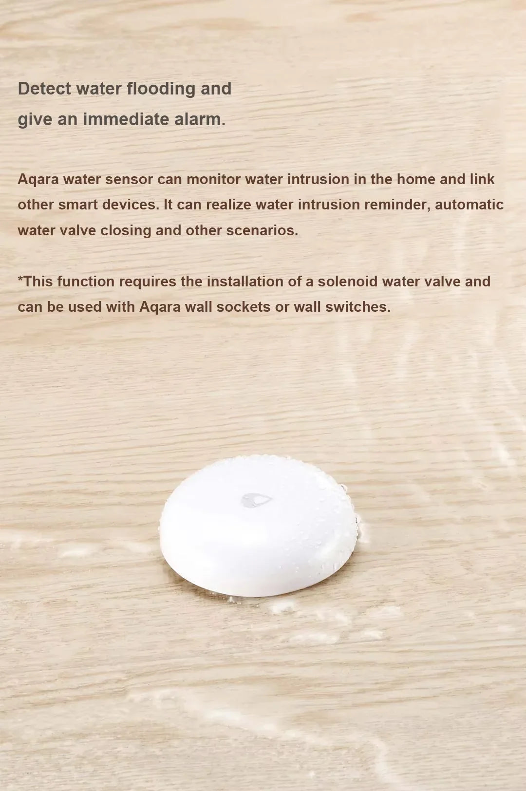 Aqara Water Immersing Sensor E1 Zigbee 3 0 Leak Detector Soaking