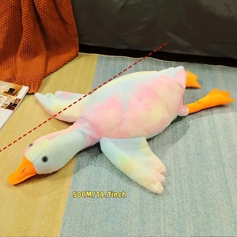 50cm Duck Plush Toy for Dogs & Cats – Soft Colorful Pet Buddy