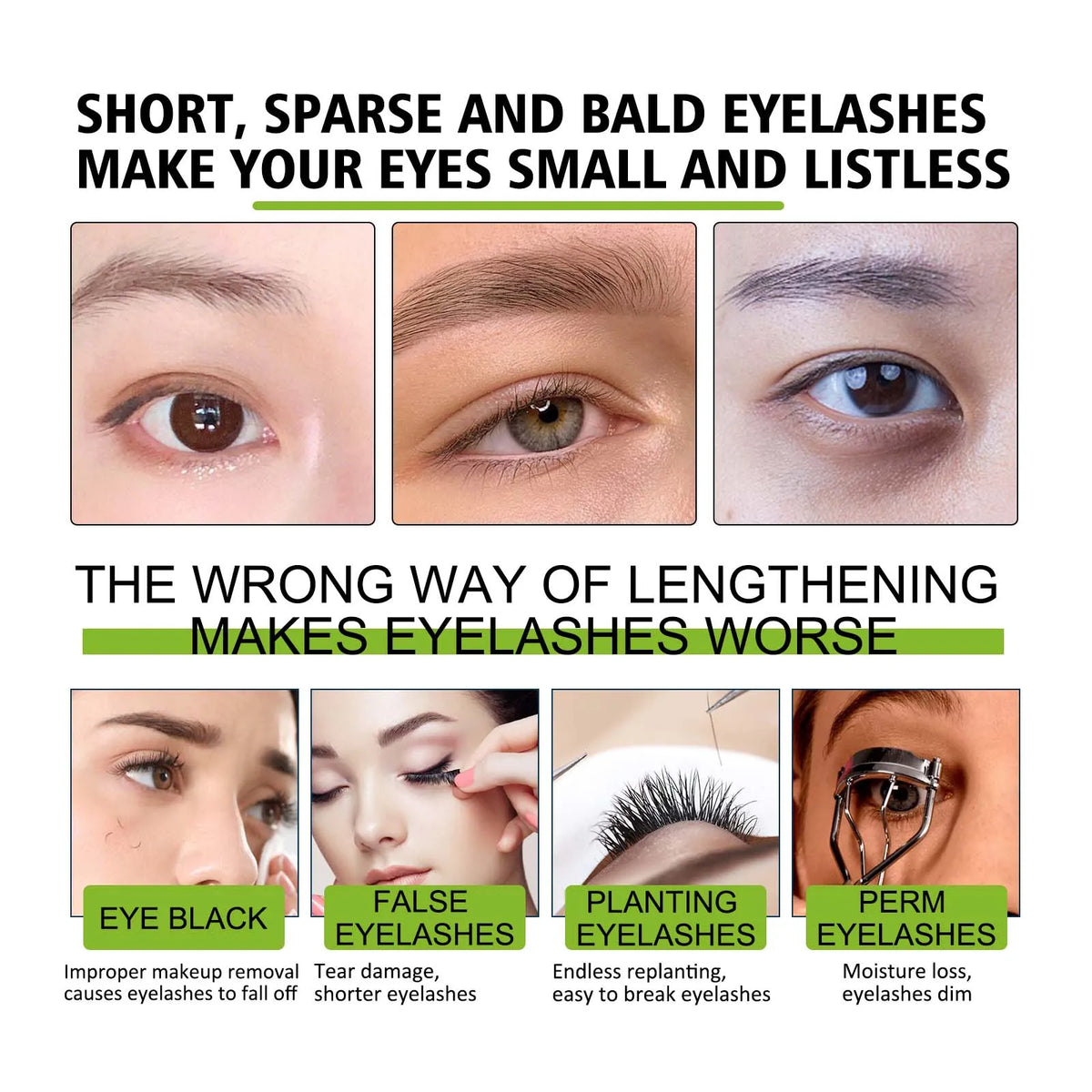 Black Castor Oil Lash & Brow Serum – Thickening Growth Oil 10ml