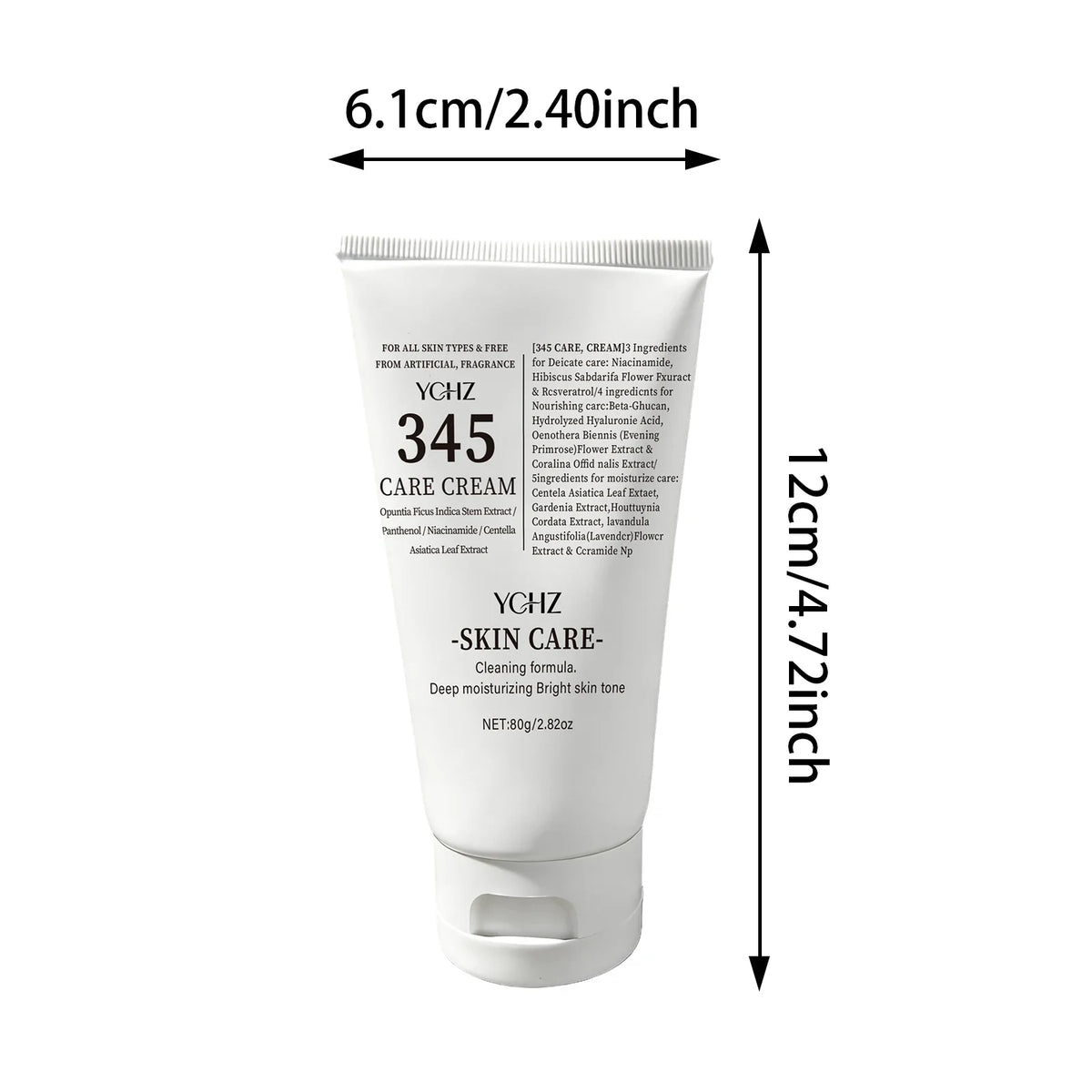 YCHZ 345 Night Face Cream – Hydrating & Brightening 80g