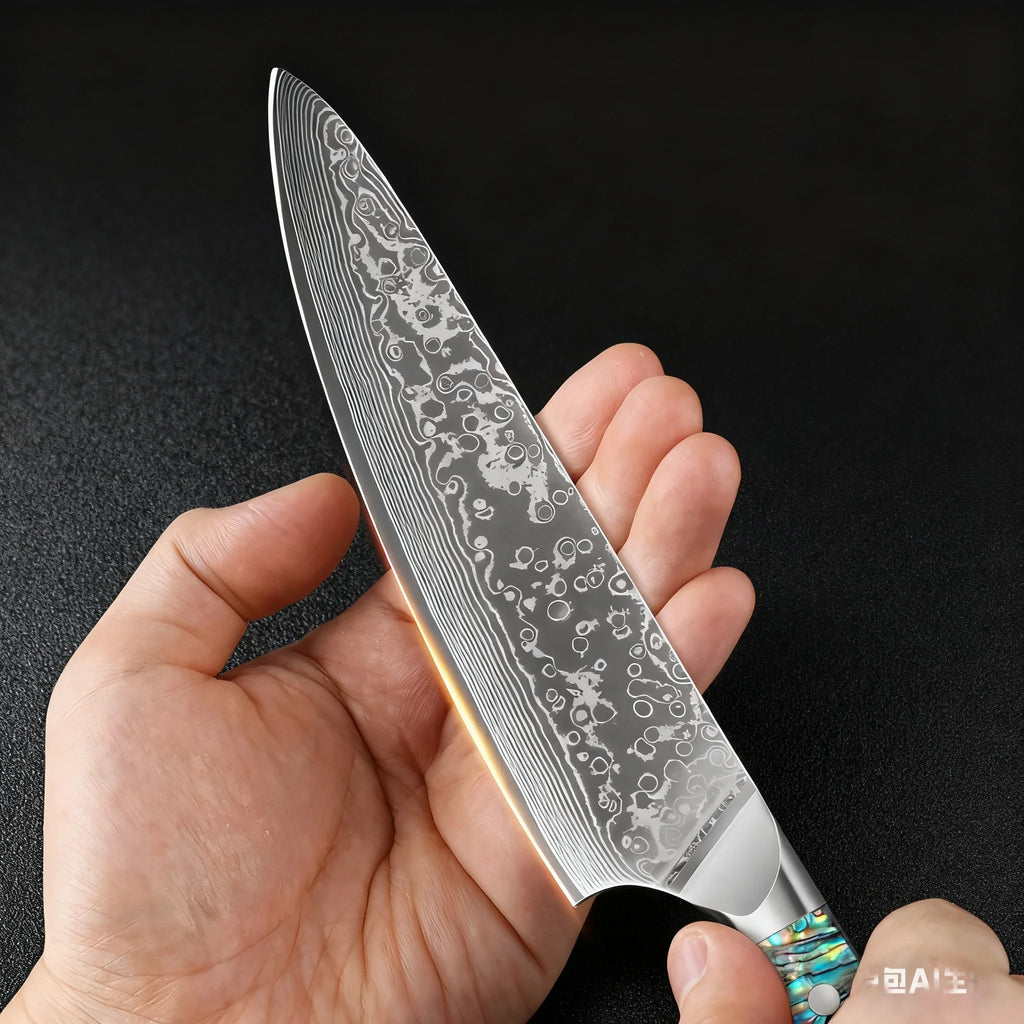 67-Layer Damascus Steel Chef Knife – Professional Kitchen Knife