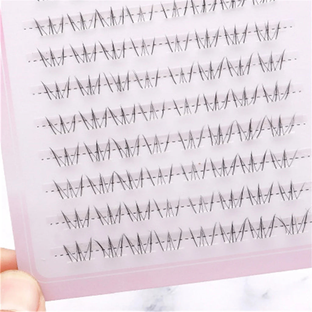 Cat Eye Cluster False Lashes | 10 Rows Natural Volume Lower Lash
