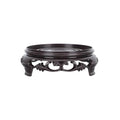 Round Antiqued Flowerpot Tray Base Mat – Thickened PP