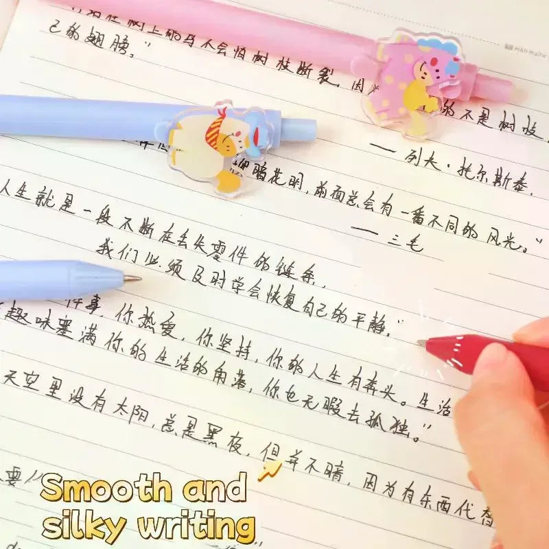 Cute Pony Gel Pens 5/6-Pack – Smooth Quick-Dry Acrylic Pens