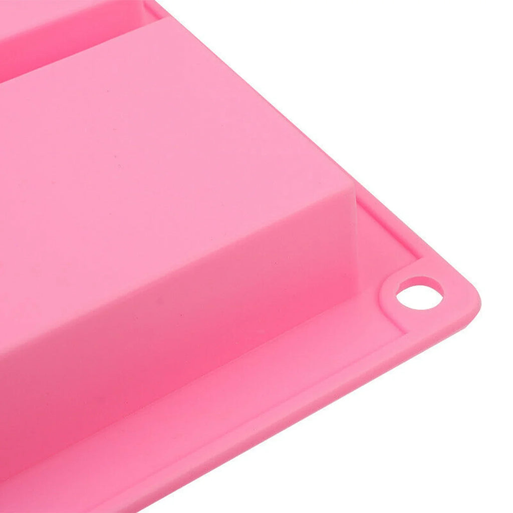 6-Cavity Silicone Soap & Baking Mold – Non-Stick Reusable