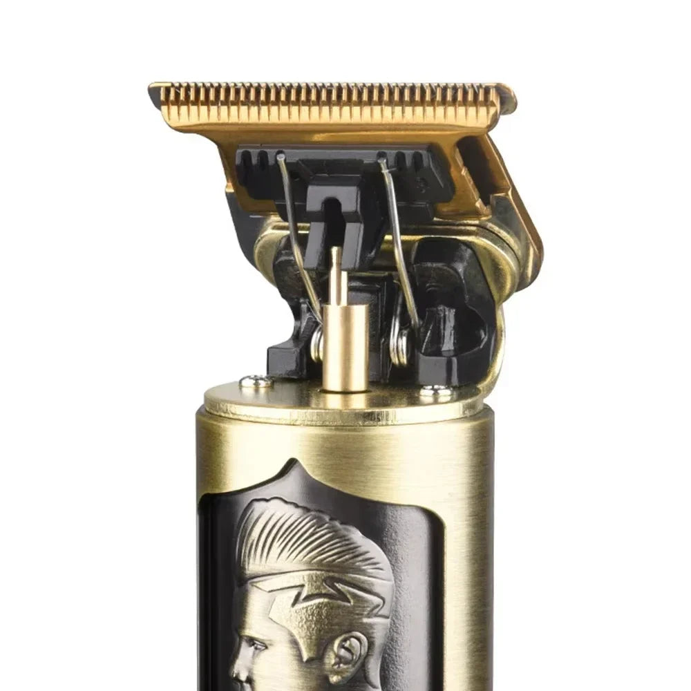 Men's Vintage Hair Clipper T9 Professional Portable Electric