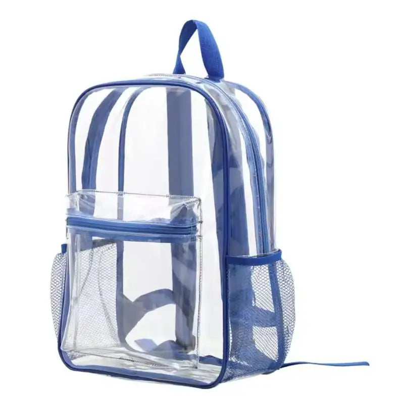 Transparent PVC Backpack – Large Waterproof Sports Travel Bag