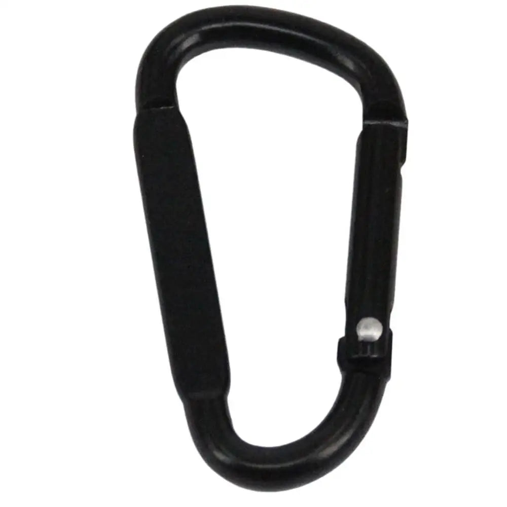 D Ring Clip Aluminum Alloy Spring Snap Metal Carabiner Travel