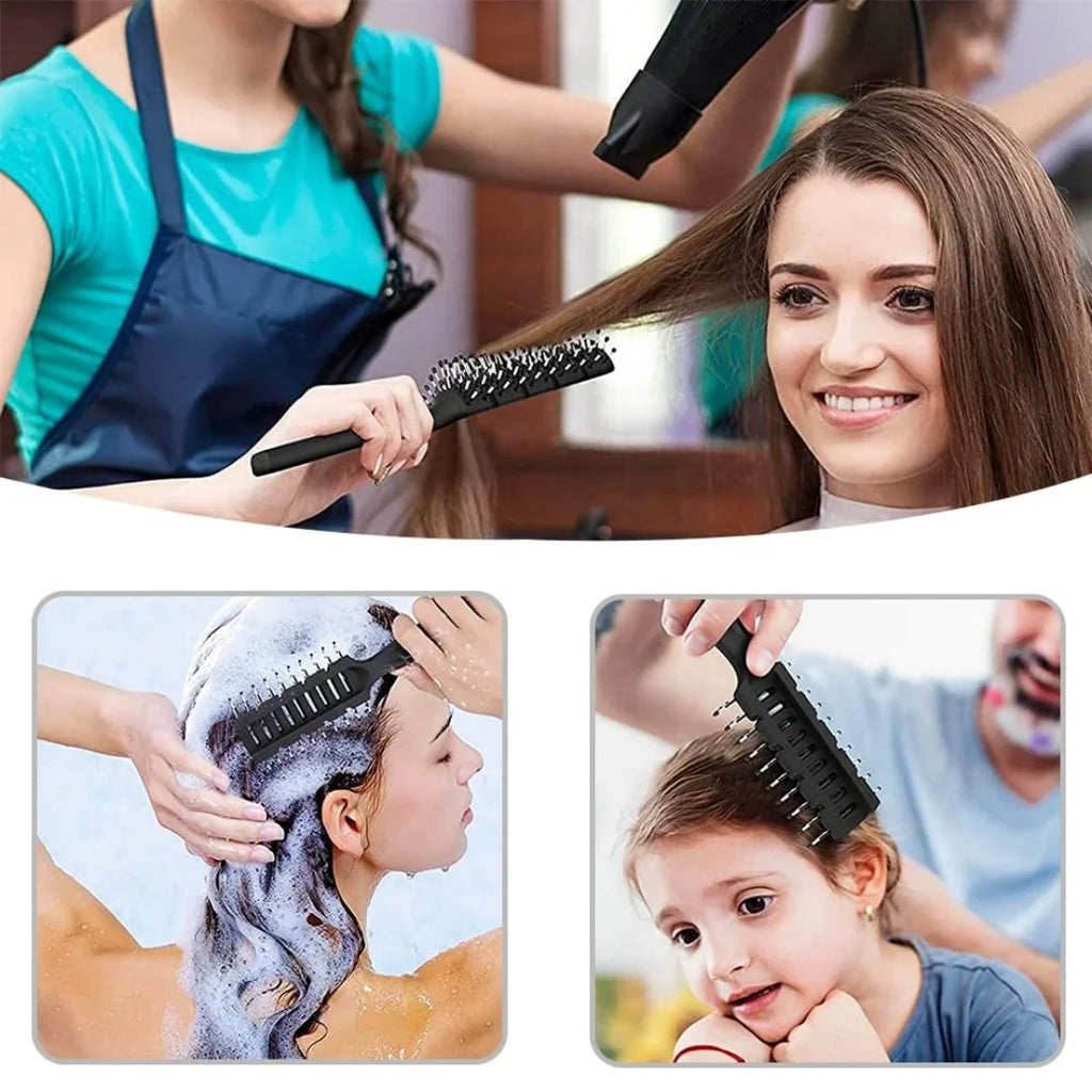 Fish Bone Barber Comb | Hair Styling & Dyeing Tool