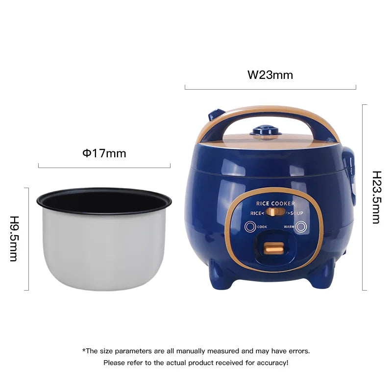 URGGU 1.8L Mini Rice Cooker – Rice, Soup & Boil | 110V–220V
