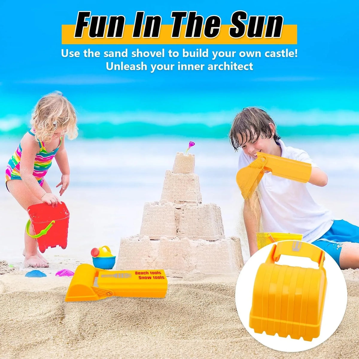 Kids Beach Sand Hand Digger Toy – Sandbox Shovel for Toddlers