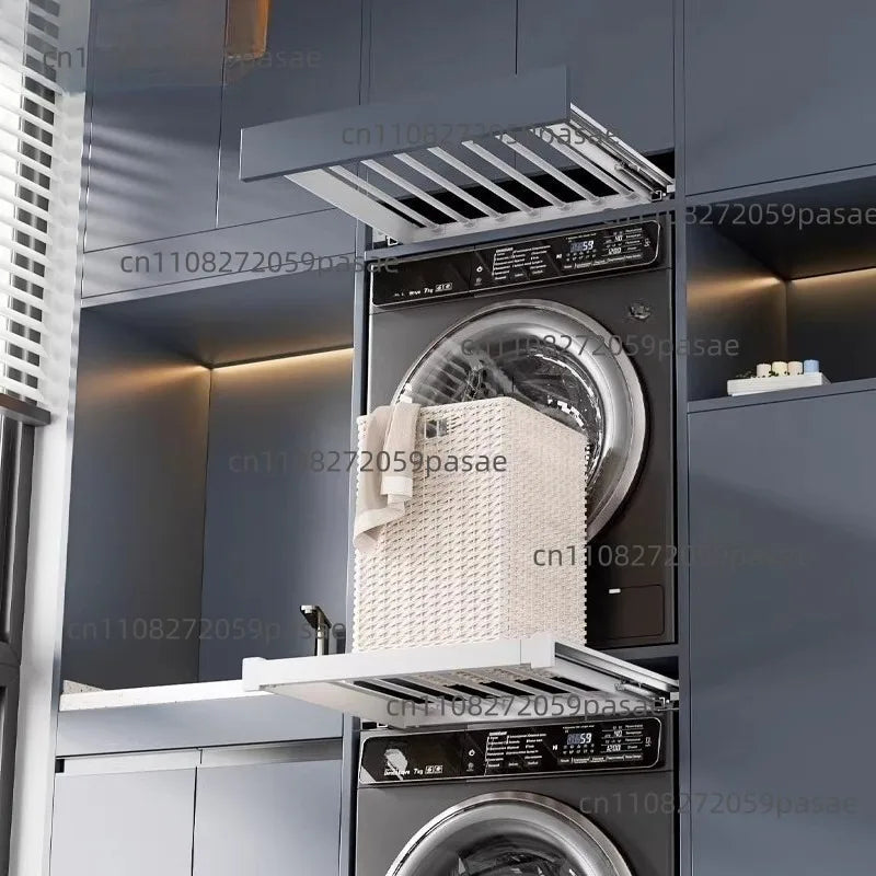 Hidden Pull-Up Drying Rack – Balcony & Laundry Wall Mount