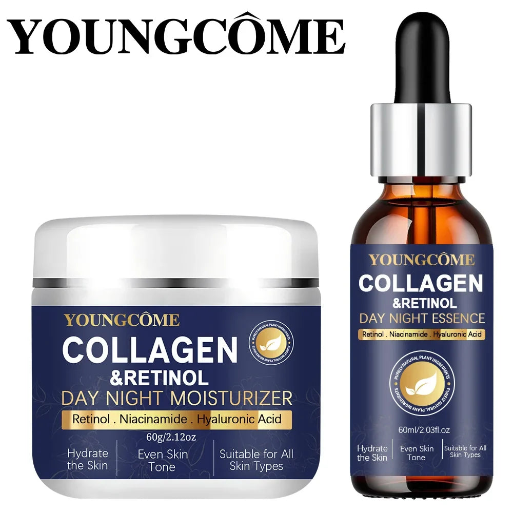 Collagen Retinol Stem Cell Day Night Moisturizer Serum Hydrating