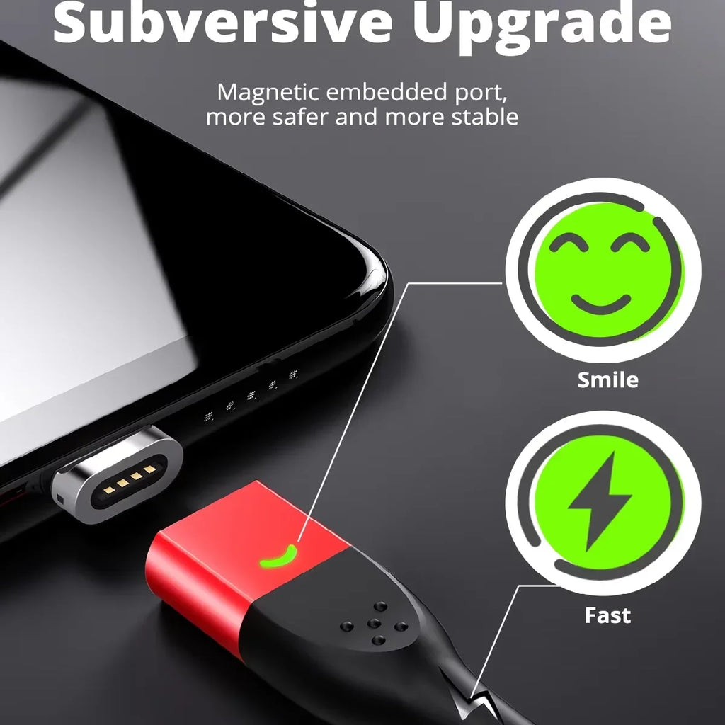 GUUGEI Magnetic USB-C & Micro USB Charging Cable for Android