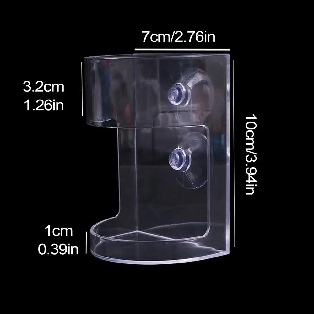 Fish Food Dispenser Transparent Feeding Dish Large Capacity