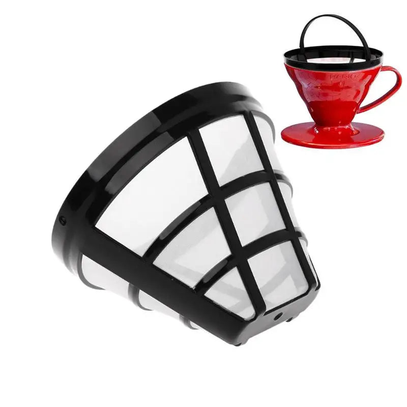 Reusable Coffee Filters Maker Basket Filter Cone Fit Most 8-12 Cup