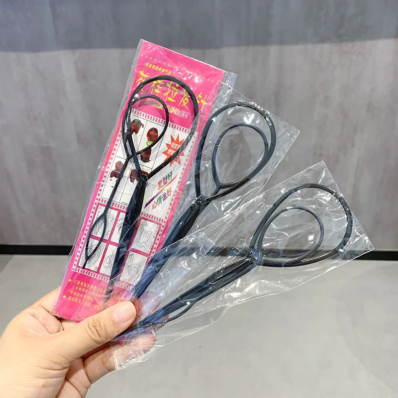 Magic Hair Bun Maker & Ponytail Styling Pin Set for Kids 4pcs