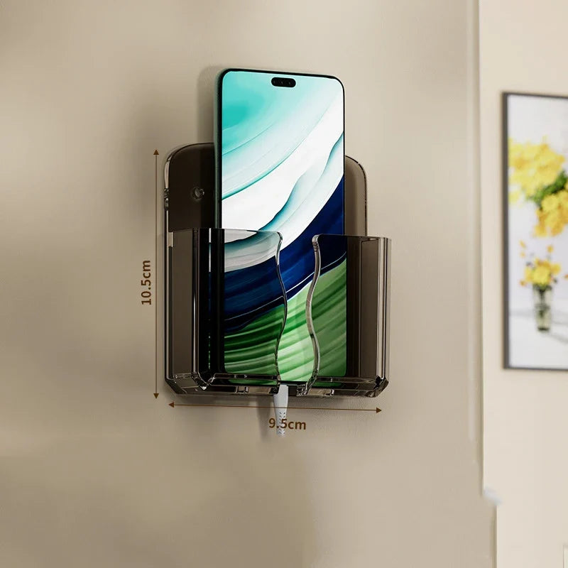 Mobile Phone Wall Holder Universal Cellphone Charge Storage Box