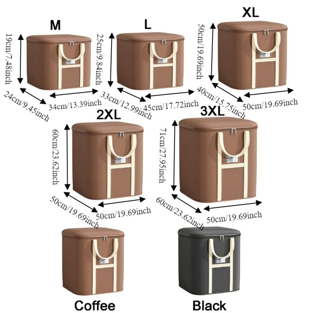 Waterproof Foldable Quilt & Clothes Storage Bag with Handle