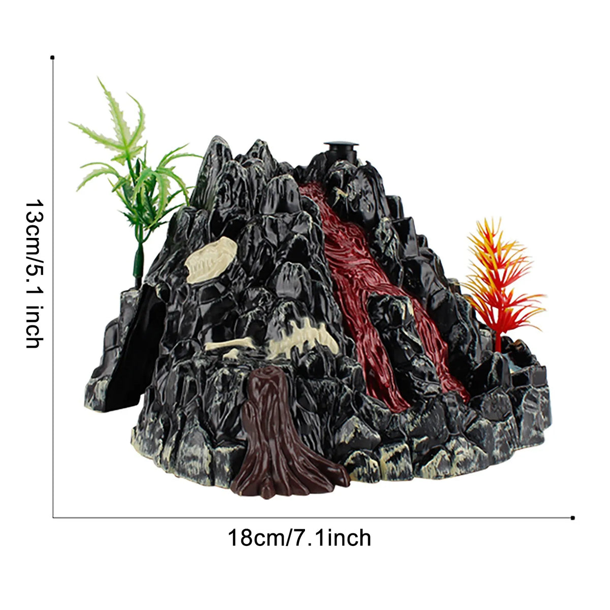 Volcano Model Toy with Spray, Lights & Dinosaur Sound Effects
